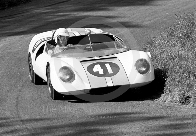 Tim Dyke, Landar, MAC Shelsley Walsh Hill Climb, June 1968, 6th in class