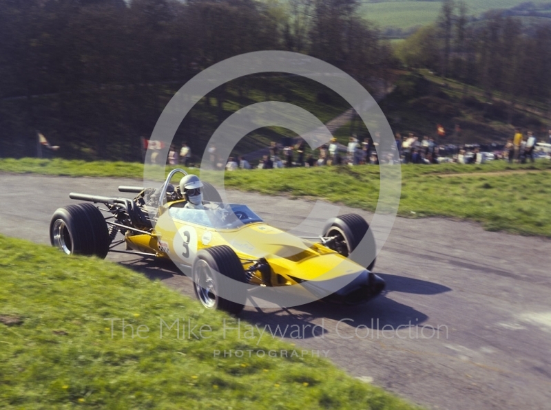 Sir Nicholas Williamson, McLaren Chevrolet, 39th National Open meeting, Prescott Hill Climb, 1970.