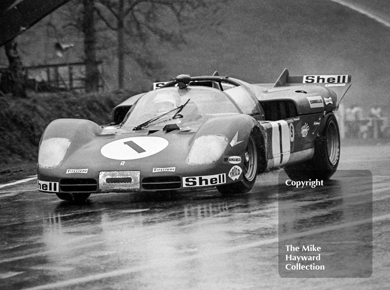 Jacky Ickx/Jack Oliver, Ferrari 512S, Brands Hatch BOAC 1000k 1970.
