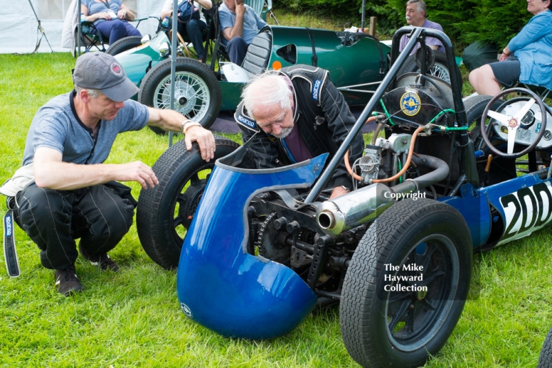 Mike Lawrence, Cooper Special, Shelsley Walsh Hill Climb, June 1st 2014.