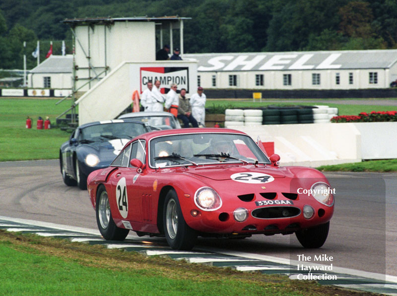 Derek Bell/Pete Hardman, Ferrari 330LM/B, RAC TT, Goodwood Revival, 1999
