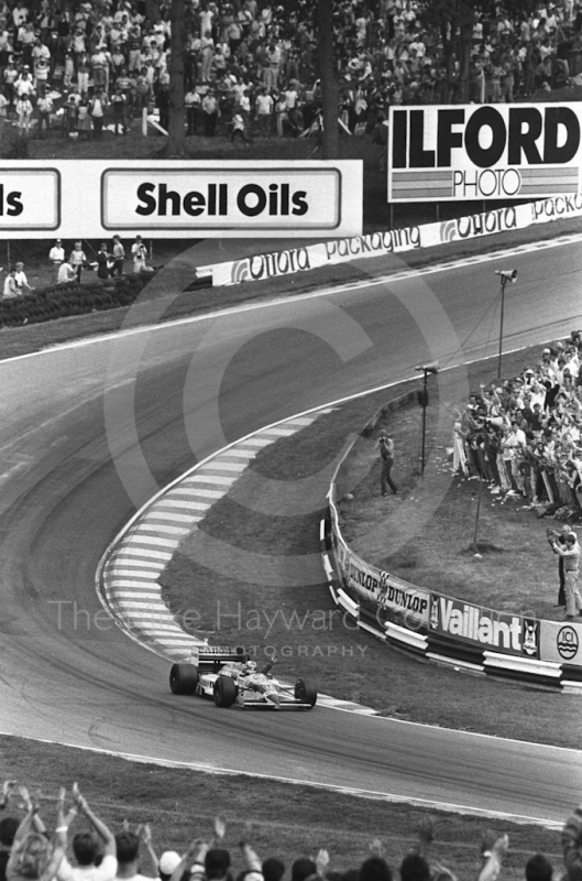 Nigel Mansell, Williams Honda, Brands Hatch, British Grand Prix 1986.
