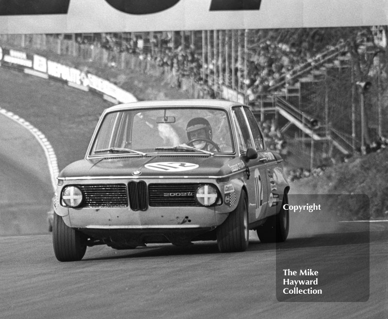 Colin Youle, JJ Stanton Ltd BMW 2002TI, Guards Trophy Touring Car Race, Race of Champions meeting, Brands Hatch, 1970.
