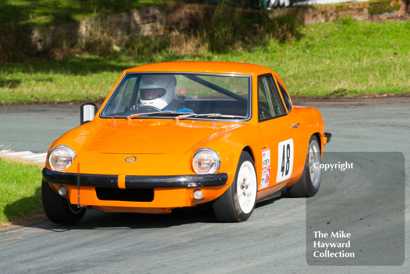 Andrew Russell, Ginetta G15, Loton Park hill climb, 25th September 2016.
