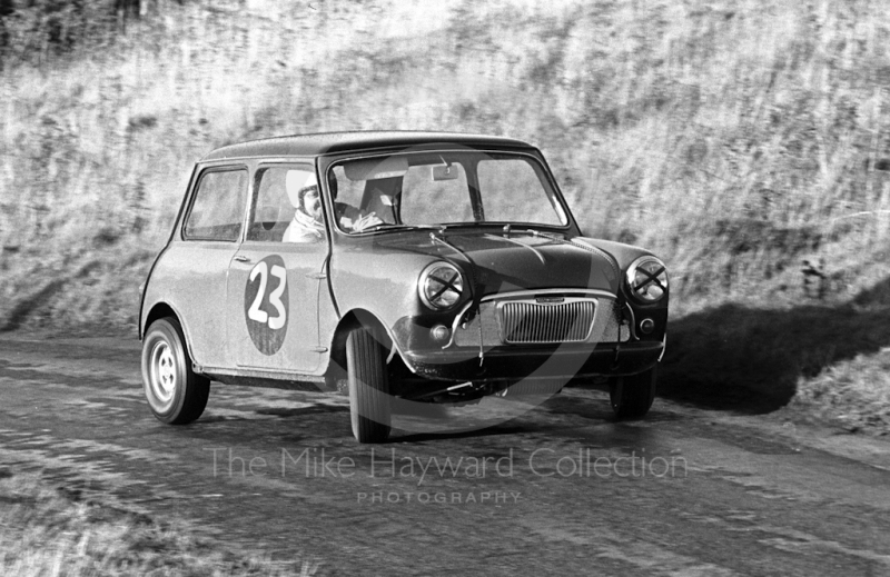 Mini Cooper, Loton Park Hill Climb, 1967.