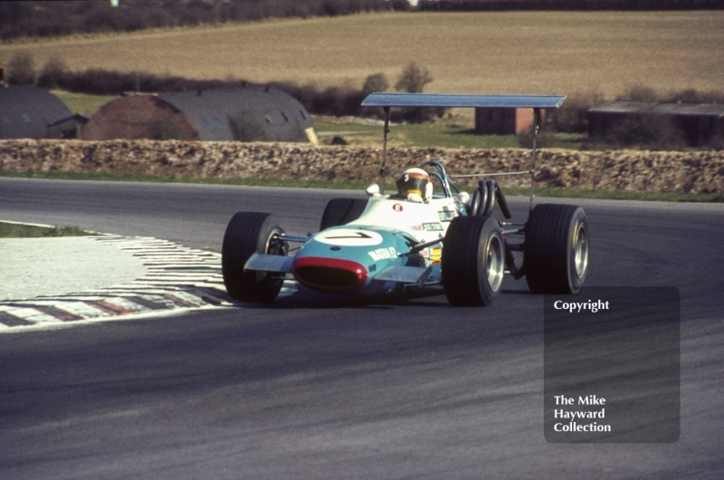 Jackie Stewart, Matra MS7, Wills Trophy, Thruxton, Easter Monday 1969.
