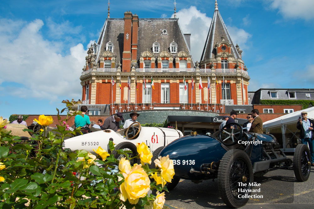 A Fafnir and a Piccard Pictet Sturtevant Aero Special, Chateau Impney Hill Climb, 2015.
