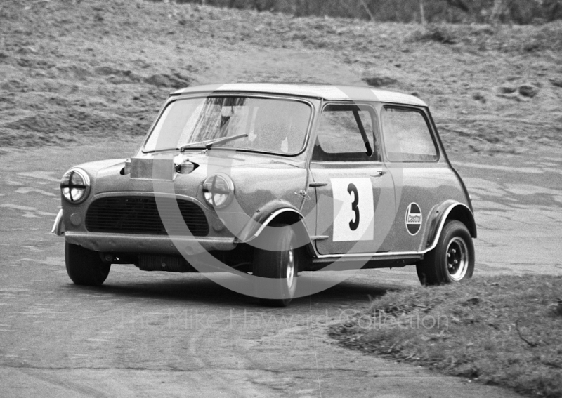 Chris Cramer, Austin Cooper S 999, 37th National Open meeting,  Prescott Hill Climb, 1969.