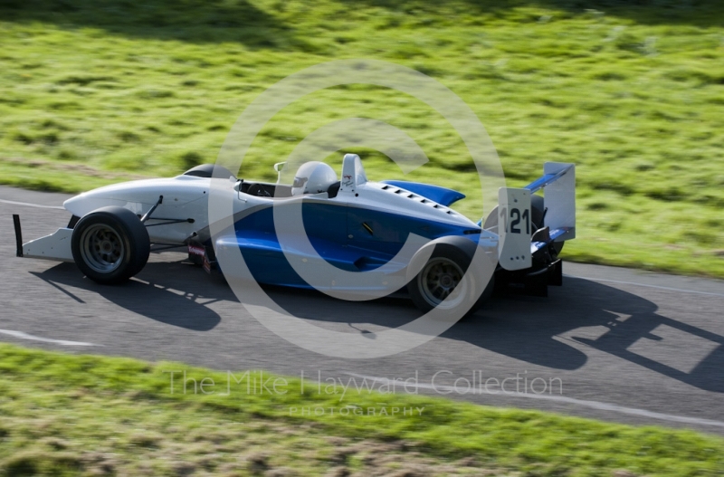 Dancan Barnes, Dallara F301, Hagley and District Light Car Club meeting, Loton Park Hill Climb, September 2013. 