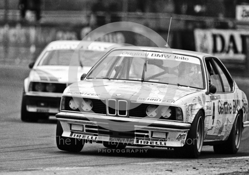 Hans-Joachim Stuck/Dieter Quester, BMW 635i, Istel Tourist Trophy, European Touring Car Championship, Silverstone, 1984
