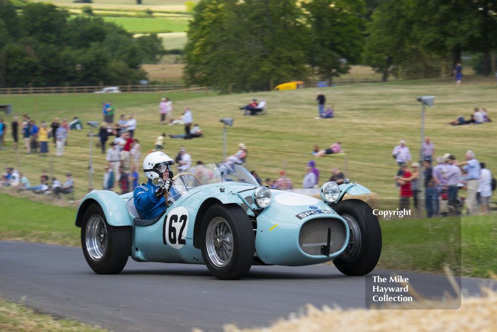 David Morris, HWM Jaguar, Chateau Impney Hill Climb 2015.
