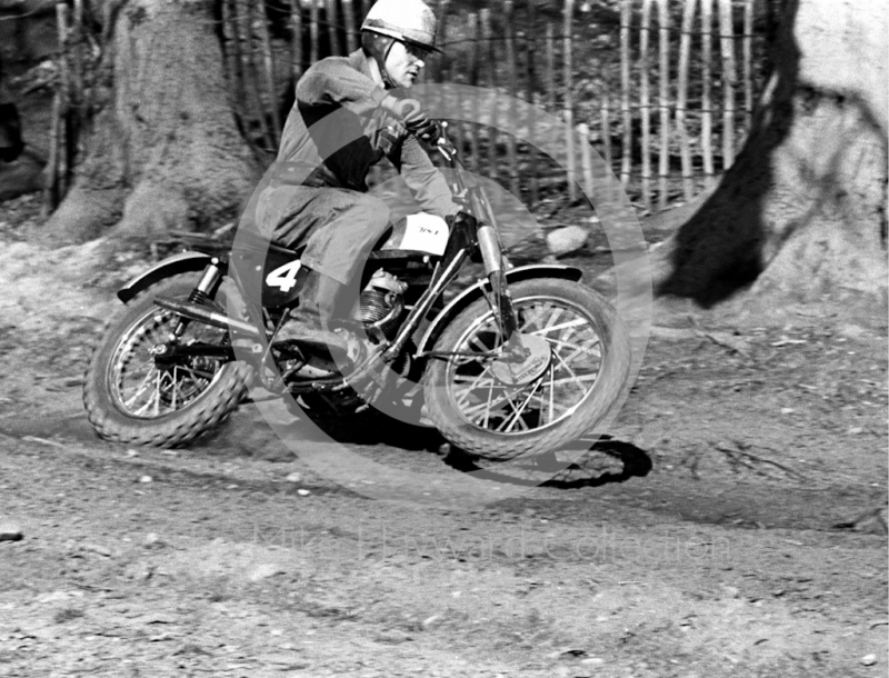 Jeff Smith, 250cc BSA, Hawkstone Park, March 1965.