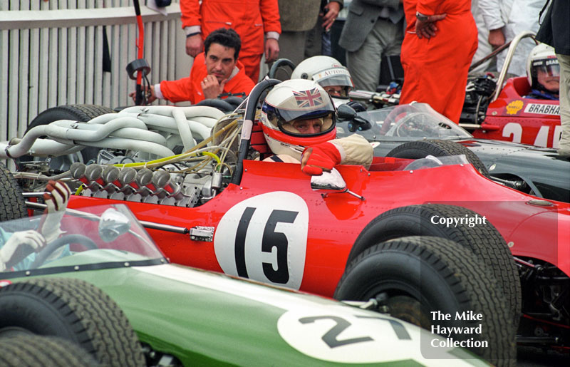 Derek Bell, Ferrari 312/68, Glover Trophy, Goodwood Revival, 1999
