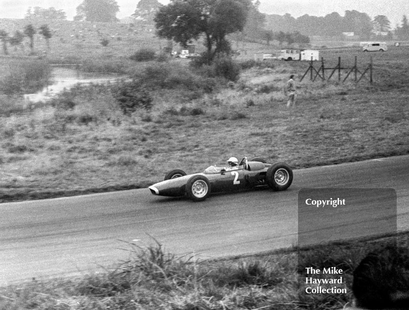 Richie Ginther, BRM P57, 1963 Gold Cup, Oulton Park.
