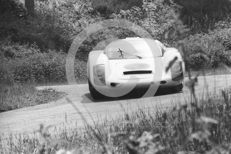 Gerry Tyack, Porsche Carrera, Prescott hill climb, 1967.