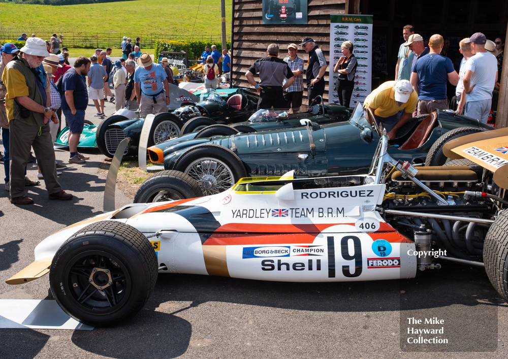 Yardley BRM and V16, Shelsley Walsh Classic Nostalgia, 16th July 2022.