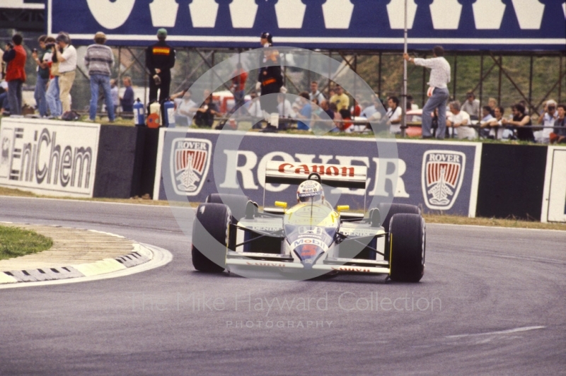 Nigel Mansell, Williams FW11B, Silverstone, 1987 British Grand Prix.
