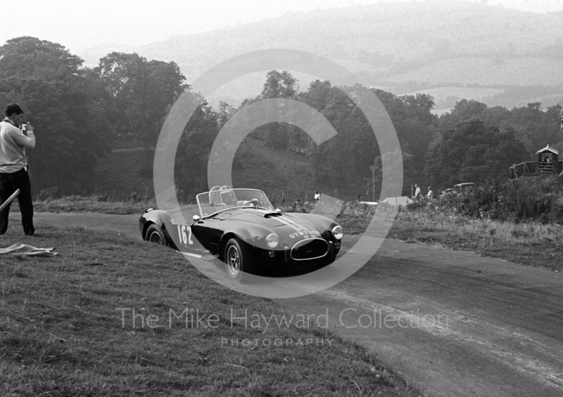 John Macklin, Shelby Cobra 7-litre, reg no GTM 700F, Prescott, September, 1968, 2nd in class.