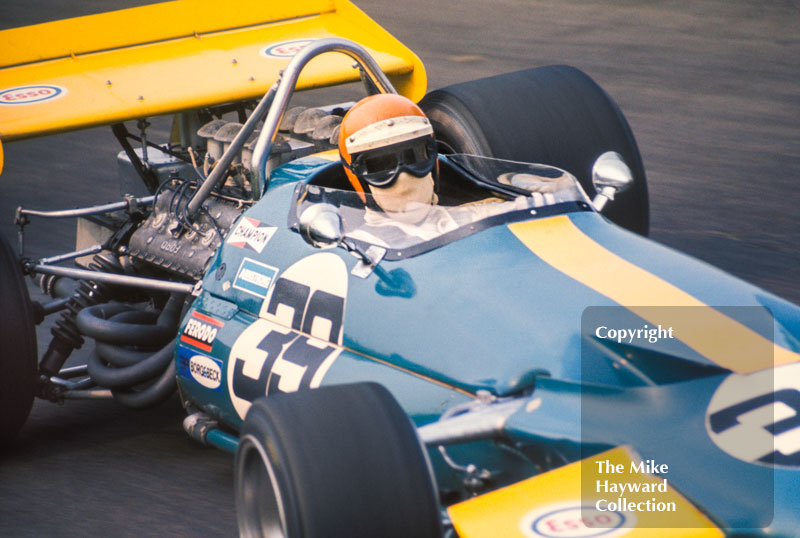 Chris Craft, Ecurie Evergreen Brabham BT33, Oulton Park, Gold Cup 1971.
