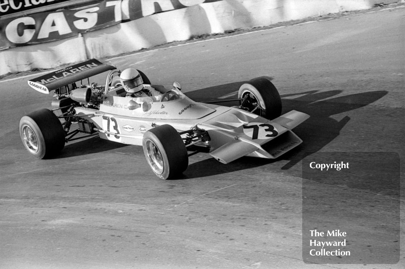 Jody Scheckter, Bruce McLaren Motor Racing Ltd Mcaren M21-1, Mallory Park, March 12 1972.
