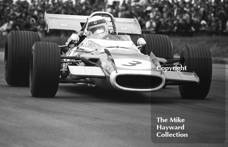 Jackie Stewart, Matra Ford MS80-01, Silverstone, 1969 British Grand Prix.
