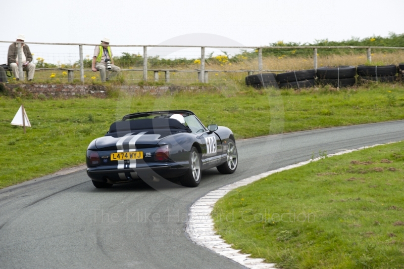 Simon Smith, TVR Chimerara, reg no L474 WYJ, Hagley and District Light Car Club meeting, Loton Park Hill Climb, August 2012. 