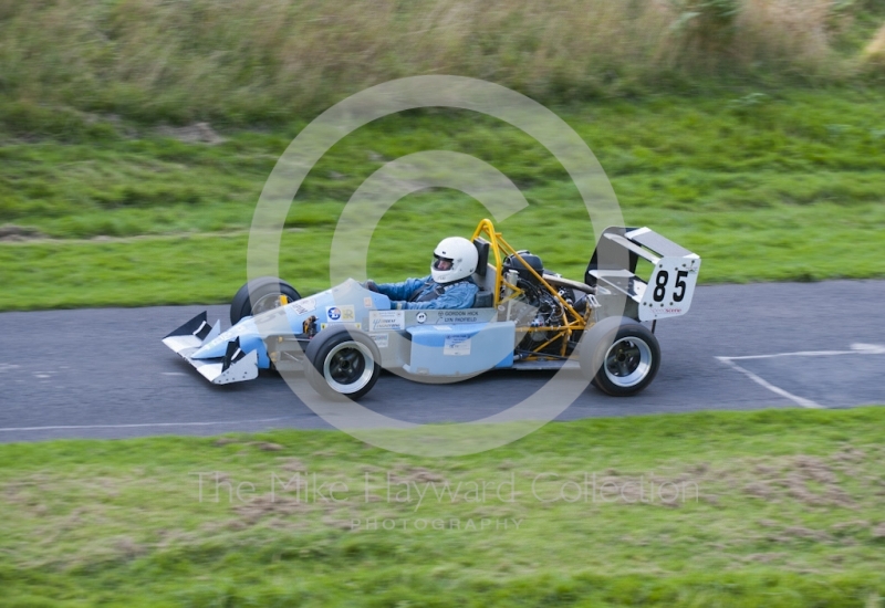 Gordon Hick, Megapin MK3, Hagley and District Light Car Club meeting, Loton Park Hill Climb, September 2013. 