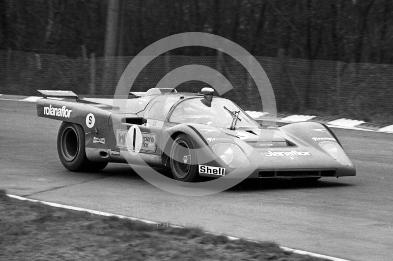 Herbert Muller/Rene Hertzog, Ferrari 512M, BOAC 1000 kms, Brands Hatch, 1971.

