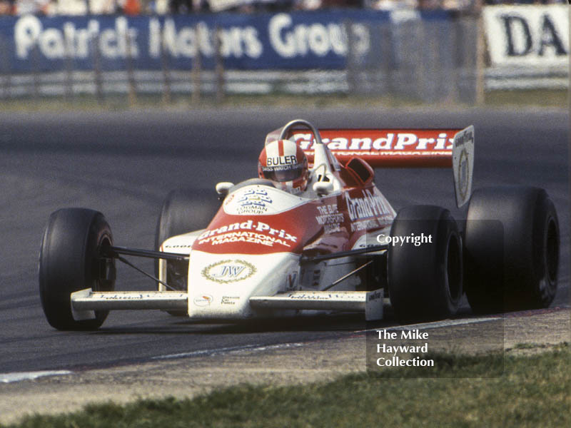 Marc Surer, Arrows A6, finished 17th and last, British Grand Prix, Silverstone 1983

