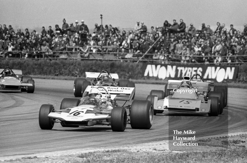 John Surtees, TS9, John-Pierre Beltoise, Matra MS120B, 1971 International Trophy, Silverstone.
