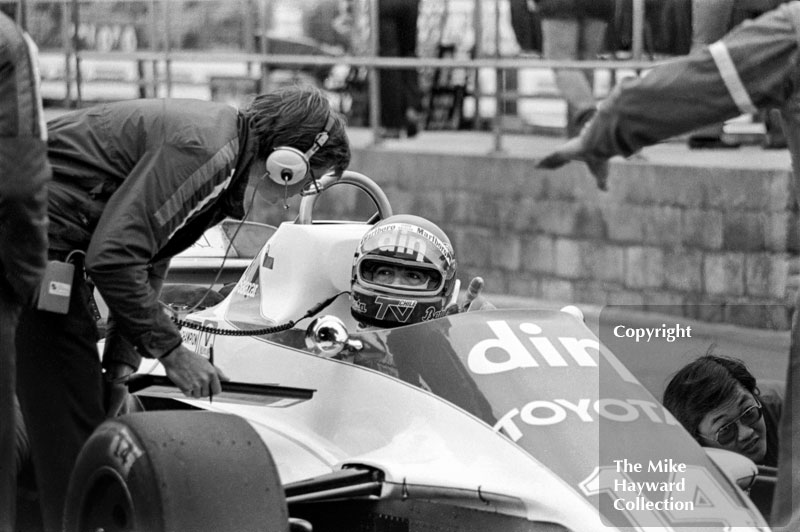 Eliseo Salazar, Ensign N180, Silverstone, British Grand Prix 1981.
