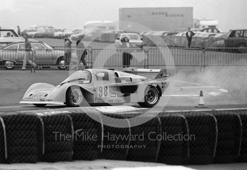 Thorkild Thyrring, Will Hoy, Tiga GC284, World Endurance Championship, 1985&nbsp;Grand Prix International 1000km meeting, Silverstone.
