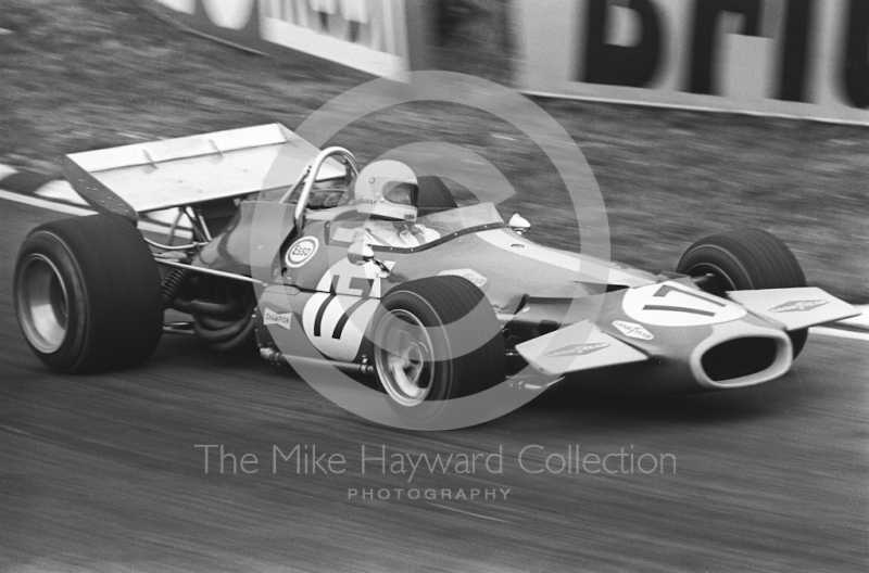 Jack Brabham, Brabham BT33 V8, British Grand Prix, Brands Hatch, 1970
