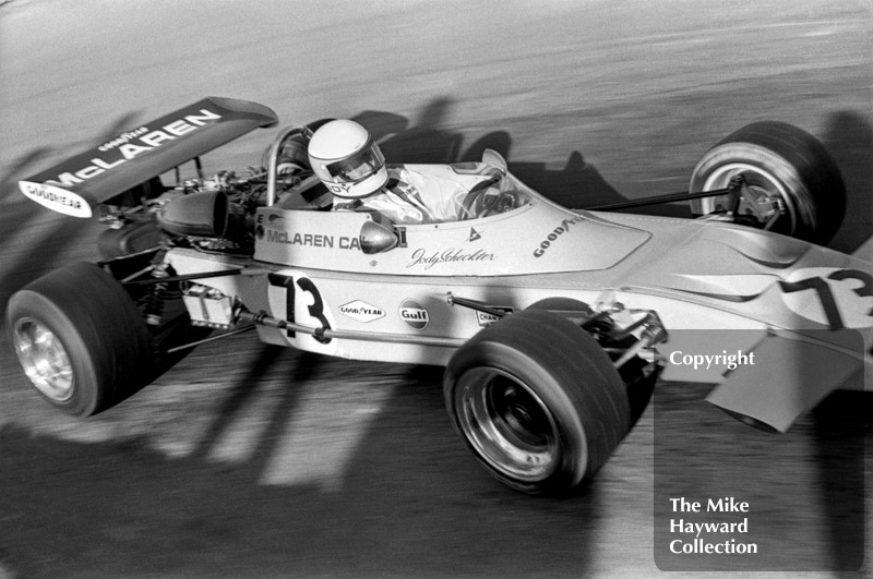 Jody Scheckter, McLaren M21-1, Mallory Park, March 12 1972.
