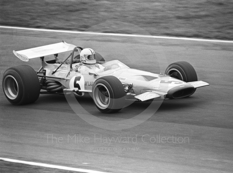 Denny Hulme, McLaren M14A, Formula One Race of Champions, Brands Hatch, 1970
