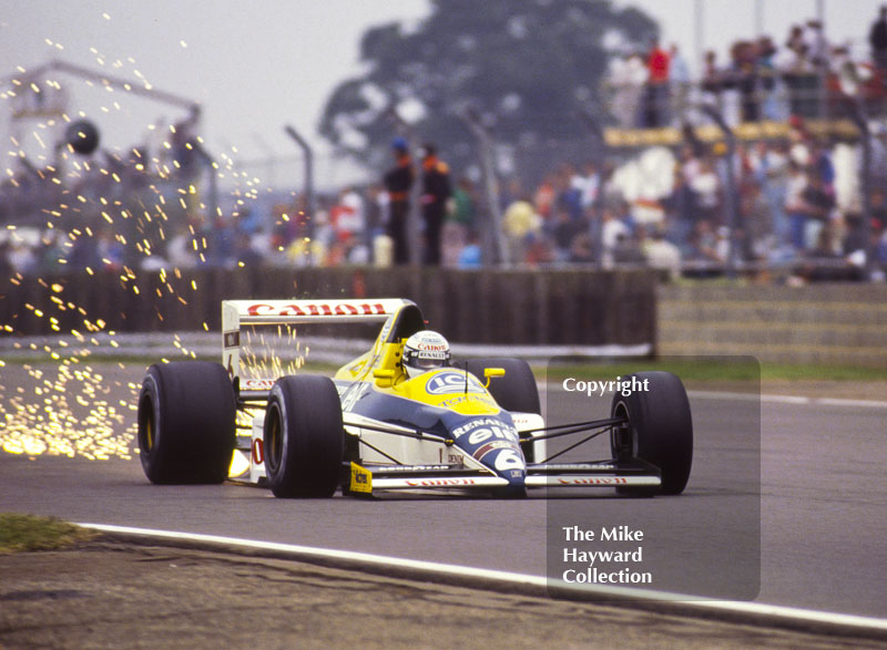 Keke Rosberg, Williams FW10, Honda V6, Silverstone, British Grand Prix, 1985.
