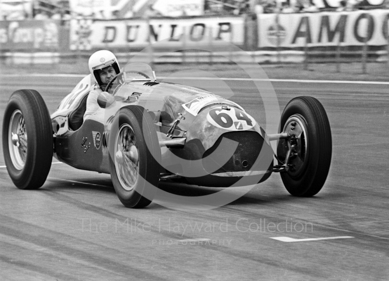 Paul Grist, Lago Talbot during the 1949 parade, Silverstone, British Grand Prix 1979.
