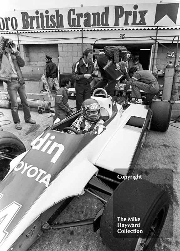 Eliseo Salazar, Ensign N180, Silverstone, British Grand Prix 1981.
