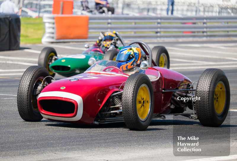 Ed Morris, Lotus 18, HGPCA Race For Pre 1966 Grand Prix Cars, 2016 Gold Cup, Oulton Park.
