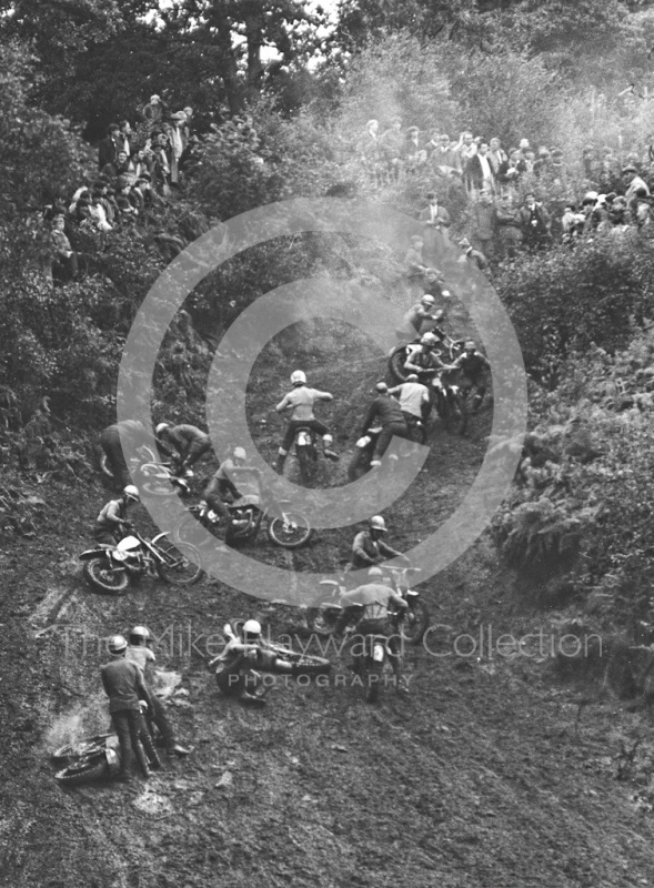 Motocross event at Hawkstone Park, August 1968.