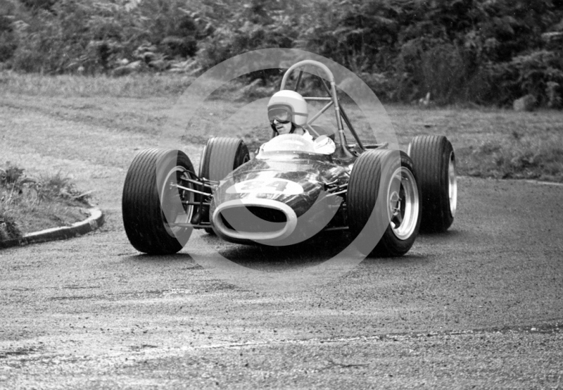 Peter Lawson, BRM 4WD, Loton Park Hill Climb, September 1968.