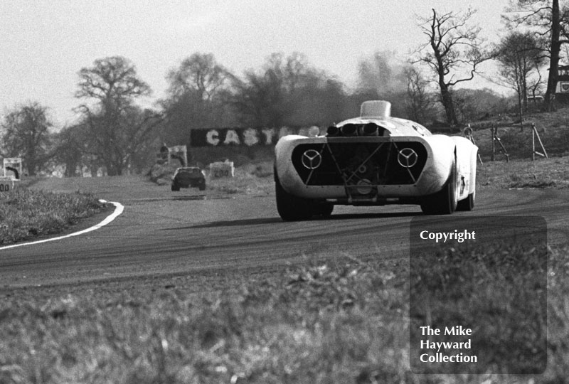 Hugh Dibley, Howmet gas turbine, Oulton Park, Spring Cup 1968.
