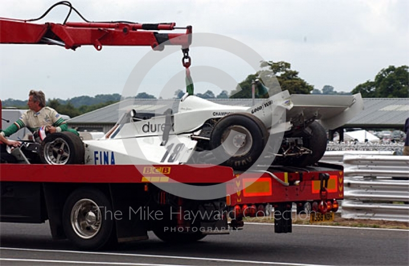 A rather secondhand Surtees . . . programme says it's a BRM! Help . . . Force Classic Grand Prix Cars, Oulton Park Gold Cup, 2003