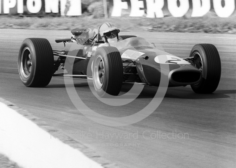 Denny Hulme, Repco Brabham V8 BT24/2 , at Copse Corner, Silverstone, British Grand Prix, 1967.
