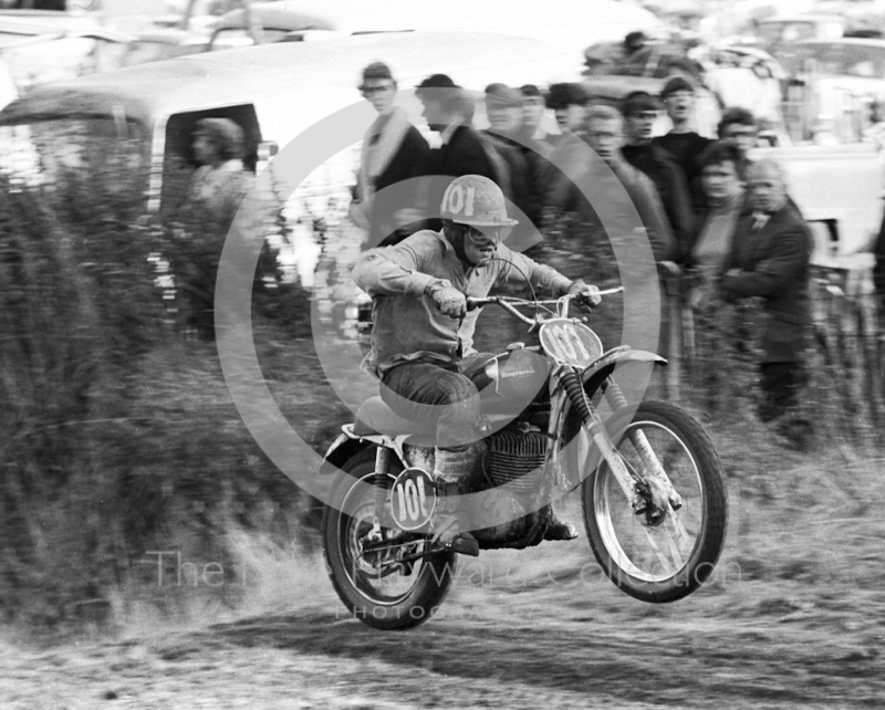 Motocross event at Hawkstone Park, August 1968.