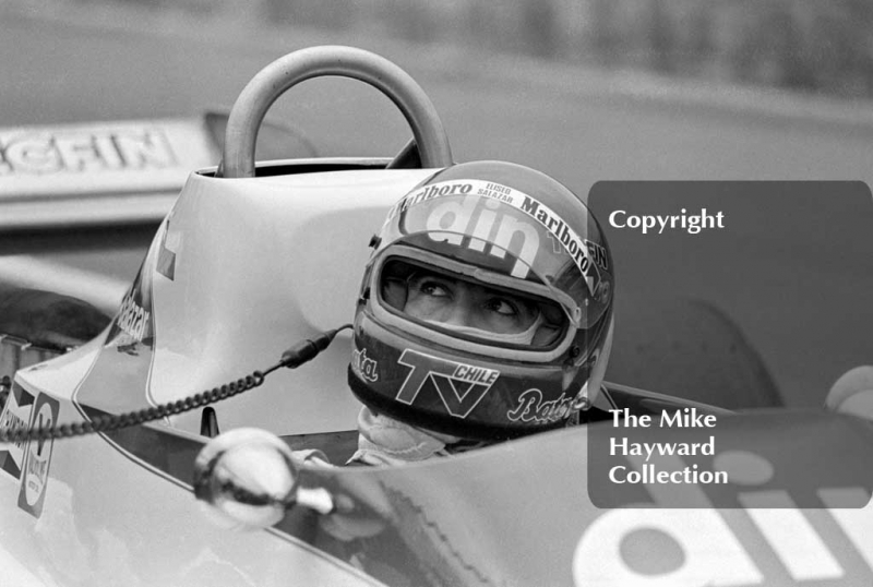 Eliseo Salazar, Ensign N180B, Silverstone, 1981 British Grand Prix.
