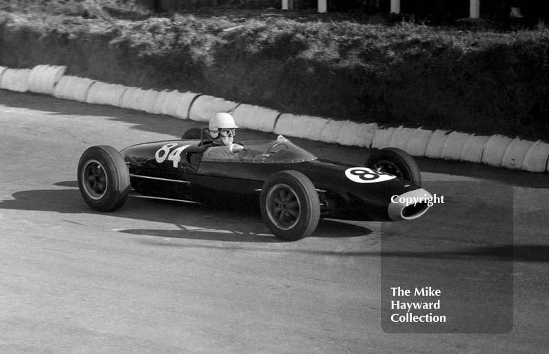 Bill Bradley, Midland Racing&nbsp;Partnership Lola Ford, Formula Libre race, Mallory Park, March 8 1964
