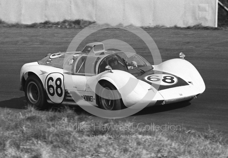Hugh Dibley, Howmet gas turbine, Oulton Park, Spring Cup 1968.
