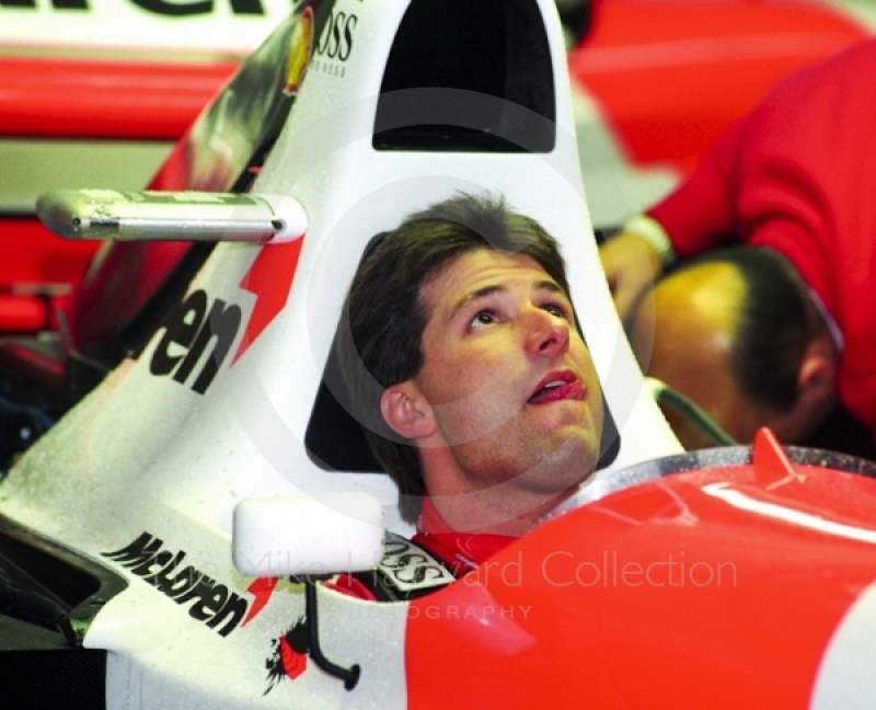 Michael Andretti, McLaren MP4-8, Silverstone, British Grand Prix 1993.
