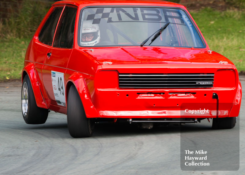 Nick Blight, Ford Fiesta, Loton Park Hill Climb, 25th September 2016.
